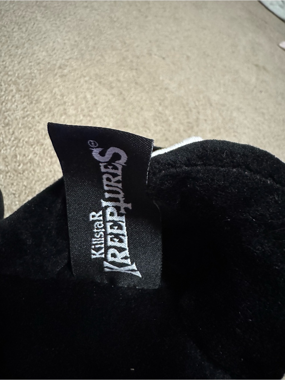 Killstar Kids Plush Grim Reaper Toy - Black and White - Picture 2 of 2